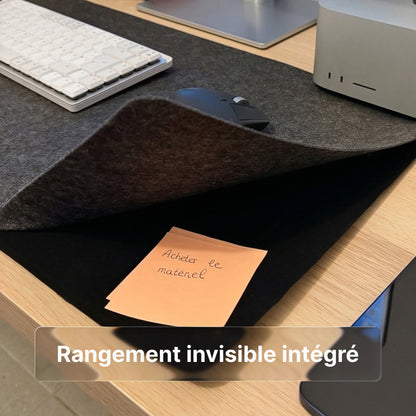 Tapis de bureau avec recharge intégrée - Sirius